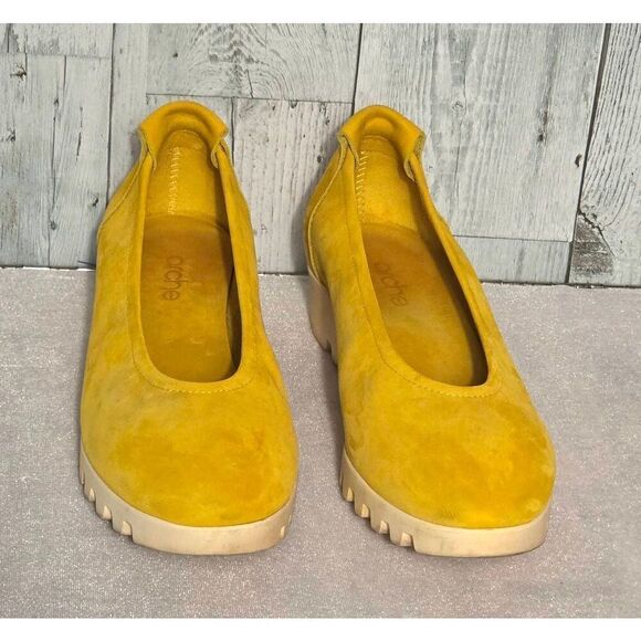 Arche Lomiss Nubuck Ballerina Platform Shoes Sz. 36 / 5.5 - Picture 6 of 8